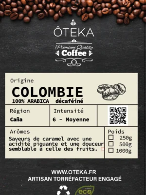 Café Colombie Décaféiné 100% Bio – ÔTEKA